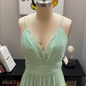 💫 Mint Green Formal Cocktail Long Maxi Dress